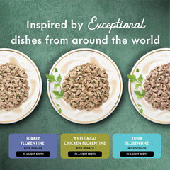 Purina Fancy Feast Wet Cat Food Medleys Florentine Wet Cat Food Variety Pack - (2 Packs of 12) 3 oz. Cans