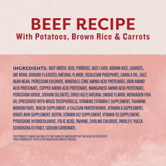 Natural Balance Ultra Premium Wet Dog Food, Beef Formula with Potatoes, Carrots & Brown Rice, 13 Ounce Can (Pack of 12)