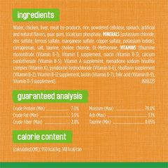 Purina Friskies Indoor Cat Food Pate Chicken Dinner With Garden Greens - (Pack of 24) 5.5 oz. Cans