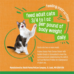 Purina Friskies Indoor Cat Food Pate Chicken Dinner With Garden Greens - (Pack of 24) 5.5 oz. Cans