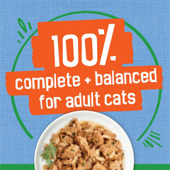 Purina Friskies Indoor Cat Food Flaked Ocean Whitefish Dinner With Garden Greens in Sauce - (Pack of 24) 5.5 oz. Cans