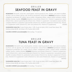 Purina Fancy Feast Grilled Wet Cat Food Seafood Collection in Wet Cat Food Variety Pack - (Pack of 24) 3 oz. Cans