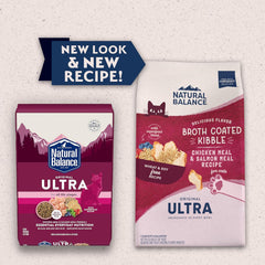 Natural Balance Original Ultra Chicken Meal & Salmon Meal Cat Food Whole Body Health Dry Food for Kittens to Adult Cats 15-lb. Bag
