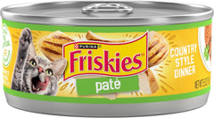 Purina Friskies Wet Cat Food Pate, Country Style Dinner - (Pack of 24) 5.5 oz. Cans