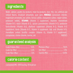Purina Friskies Wet Cat Food Pate, Pate Salmon Dinner - (Pack of 24) 5.5 oz. Cans