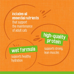 Purina Friskies Wet Cat Food Pate, Poultry Platter - (Pack of 24) 5.5 oz. Cans