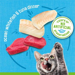 Purina Friskies Wet Cat Food Pate Ocean Whitefish and Tuna Dinner - (Pack of 24) 5.5 oz. Cans