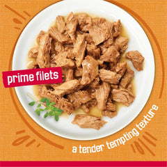 Purina Friskies Prime Filets With Chicken in Wet Cat Food Gravy - (Pack of 24) 5.5 oz. Cans