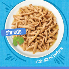 Purina Friskies Shreds With Ocean Whitefish and Tuna in Sauce Wet Cat Food - (Pack of 24) 5.5 oz. Cans