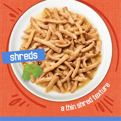 Purina Friskies Shreds Chicken and Salmon Dinner in Wet Cat Food Gravy - (Pack of 24) 5.5 oz. Cans