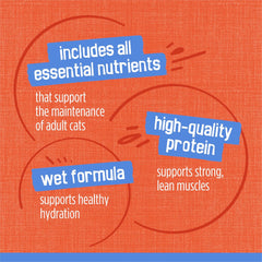 Purina Friskies Shreds Chicken and Salmon Dinner in Wet Cat Food Gravy - (Pack of 24) 5.5 oz. Cans