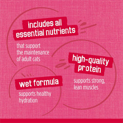 Purina Friskies Prime Filets With Salmon and Beef in Sauce High Protein Wet Cat Food - (Pack of 24) 5.5 oz. Cans