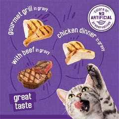 Purina Friskies Wet Cat Food, Meaty Bits Chicken Dinner in Gravy - (Pack of 24) 5.5 oz. Cans (Copy)