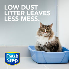 Fresh Step Odor Shield Clumping Litter With Febreze Freshness, Continuous Cat Litter Odor Eliminator, 25 lb. Box