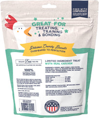 Natural Balance Limited Ingredient Rewards Crunchy Biscuits, Grain-Free Dog Treats for Adult Dogs of All Breeds, Chicken & Sweet Potato Recipe