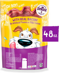 Purina Beggin' Strips Dog Treats, Original With Bacon Flavor - 48 oz. Pouch