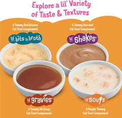 Purina Friskies Grain Free Lickable Cat Food Toppers Lil’ Soups With Sockeye Salmon in Chicken Broth - (Pack of 8) 1.2 oz. Cups