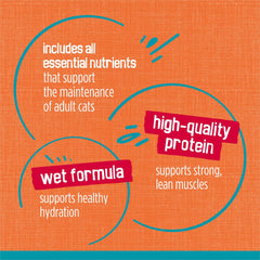 Purina Friskies Wet Cat Food Tasty Treasures With Chicken and Tuna in Gravy (Scallop Flavor) - (Pack of 24) 5.5 oz. Cans