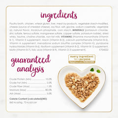 Purina Fancy Feast Delights With Cheddar Grilled Chicken and Cheddar Cheese Feast in Wet Cat Food Gravy Cat Food - (Pack of 24) 3 oz. Cans