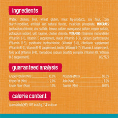 Purina Friskies Wet Cat Food Tasty Treasures With Chicken in Gravy (With Liver) - (Pack of 24) 5.5 oz. Cans