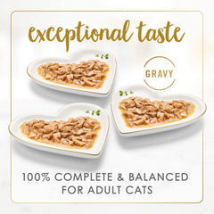 Purina Fancy Feast Gravy Lovers Poultry and Beef Grilled Gourmet Wet Cat Food Variety Pack - (Pack of 24) 3 oz. Cans