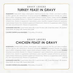 Purina Fancy Feast Gravy Lovers Poultry and Beef Grilled Gourmet Wet Cat Food Variety Pack - (Pack of 24) 3 oz. Cans