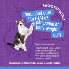 Purina Friskies Shreds With Turkey and Giblets in Gravy Wet Cat Food - (Pack of 24) 5.5 oz. Cans