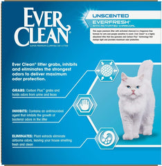 Ever Clean Ever Fresh Litter with Activated Charcoal , Unscented, 25 Pounds