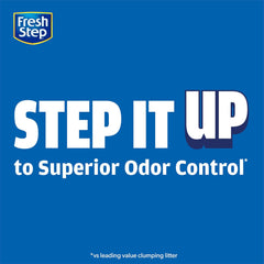 Fresh Step Simply Unscented Clumping Litter, Fresh Step Unscented Cat Litter with Activated Charcoal Technology, 25 lb. Box