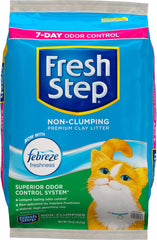 Fresh Step Non Clumping Cat Litter With Febreze Freshness, With 7-Day Odor Control, 35 lb. Bag