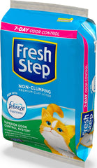 Fresh Step Non Clumping Cat Litter With Febreze Freshness, With 7-Day Odor Control, 35 lb. Bag