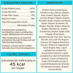 Primal Freeze Dried Raw Cat Food Nuggets Chicken & Salmon, Complete & Balanced Meal or Topper, Premium, Healthy, Grain Free, High Protein Raw Cat Food with Probiotics