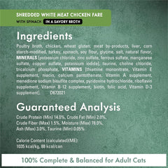 Purina Fancy Feast Wet Cat Food Variety Pack, Medleys Shredded Fare Collection - (2 Packs of 12) 3 oz. Cans