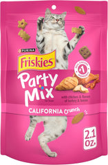Purina Friskies Cat Treats, Party Mix California Crunch With Chicken