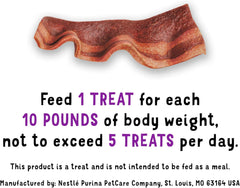 Purina Beggin' Strips Dog Treats, Original With Bacon Flavor - 6 oz. Pouches