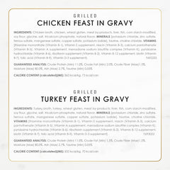 Purina Fancy Feast Grilled Wet Cat Food Poultry and Beef Collection Wet Cat Food Variety Pack - (Pack of 30) 3 oz. Cans