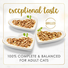 Purina Fancy Feast Delights with Cheddar Grilled Chicken, Turkey or Whitefish and Cheddar Cheese Feast in Gravy Wet Cat Food Variety Pack - (Pack of 24) 3 oz. Cans
