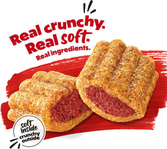 Purina Beneful Made in USA Facilities Dog Treats, Baked Delights Hugs With Real Beef & Cheese - 8.5 Ounce (Pack of 4)