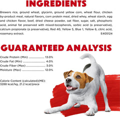 Purina Beneful Made in USA Facilities Dog Treats, Baked Delights Hugs With Real Beef & Cheese - 8.5 Ounce (Pack of 4)