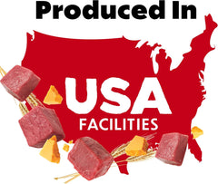 Purina Beneful Made in USA Facilities Dog Treats, Baked Delights Hugs With Real Beef & Cheese - 8.5 Ounce (Pack of 4)