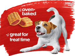 Purina Beneful Made in USA Facilities Dog Treats, Baked Delights Hugs With Real Beef & Cheese - 8.5 Ounce (Pack of 4)
