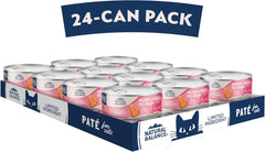 Natural Balance Limited Ingredient Adult Grain-Free Wet Canned Cat Food, Salmon & Green Pea Recipe, 5.5 Ounce (Pack of 24)