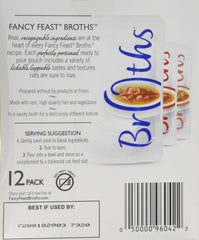 Purina Fancy Feast Broths Classic V-Pack Food, (12ct)