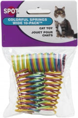 SPOT 2515 10PK Color SPR Cat Toy