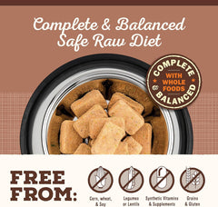 Primal Freeze Dried Raw Dog Food Nuggets, Pork, Complete & Balanced Meal, Also Use as Topper or Treat, Premium, Healthy, Grain Free, High Protein Raw Dog Food