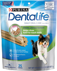 Purina DentaLife Daily Oral Care Small/Medium Dog Treats - 25 ct. Pouch