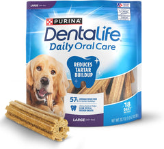 Purina DentaLife Small/Medium Breed Dog Dental Chews; ActivFresh Daily Oral Care Small/Medium Chews - 9 ct. Pouch