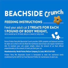 Purina Friskies Party Mix Beachside Crunch Canister (Shrimp Crab and Tuna Flavours, 20 oz)