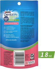 Purina DentaLife Made in USA Facilities Cat Dental Treats, Savory Salmon Flavor - (Pack of 10) 1.8 oz. Pouches