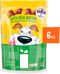 Purina Beggin' Dog Treats, Fun Size With Bacon and Cheese Flavor - (6) 6 oz. Pouches